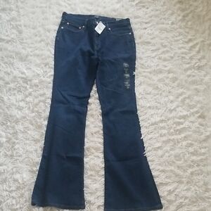 J. Crew Blue Flare Wide Leg Jeans